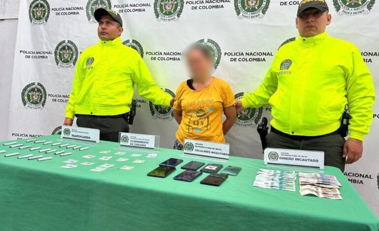 Capturada en Neiva una mujer vinculada al tráfico de estupefacientes