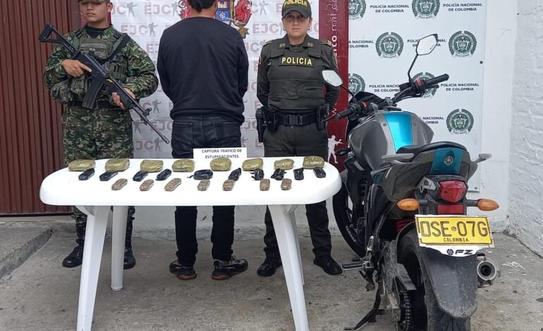 Decomisan 4.6 kilos de cocaína en vía Florencia-Neiva: un capturado