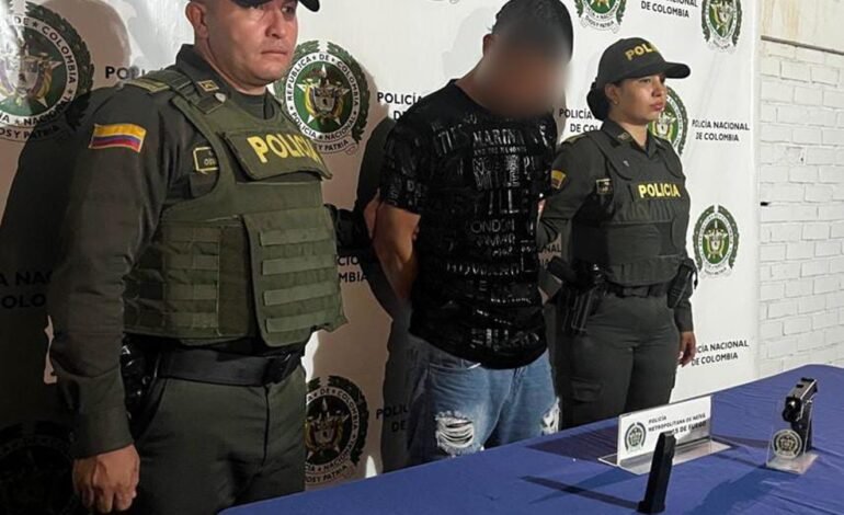 Policía refuerza la seguridad con captura de hombre armado en Neiva