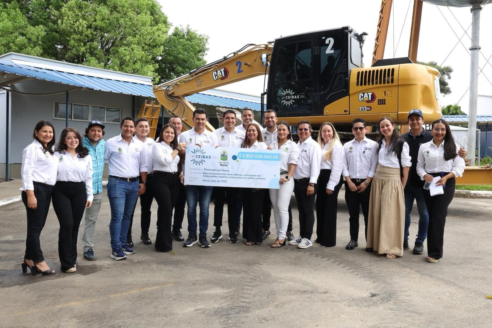 Gestión pública ejemplar: Las Ceibas EPN entrega más de $2.900 millones a la Alcaldía para obras sociales y urbanas