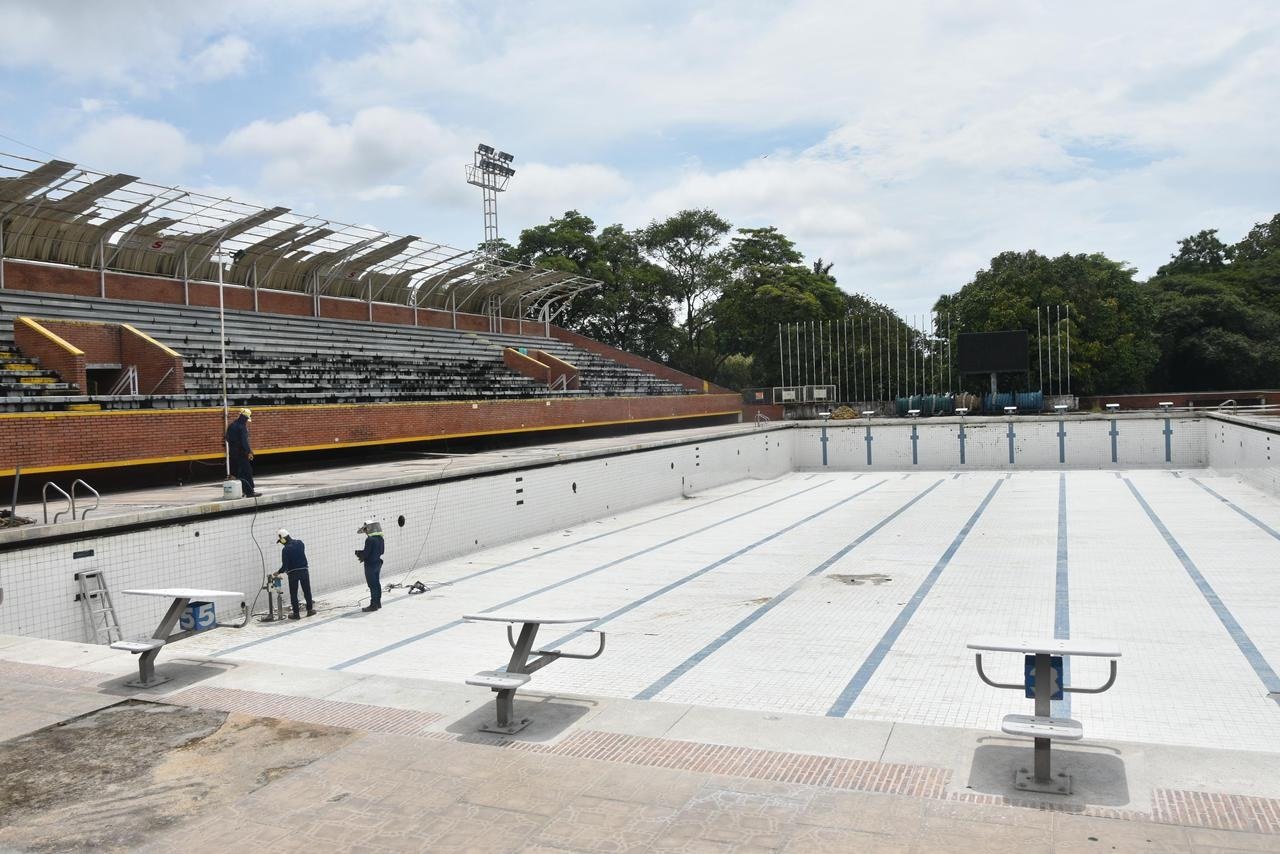 Con estudios técnicos, Casagua impulsa la modernización de las piscinas de la Villa Olímpica