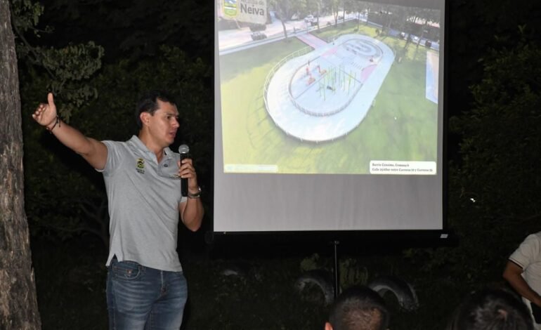 Alcalde Casagua presentó proyecto de construcción de placas deportivas que beneficiará a las comunas 6 y 10
